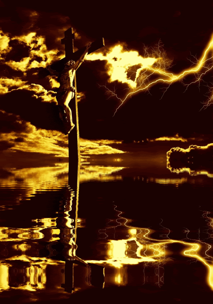 gif,reflet,eau,liquide,creation,log,software,gif water reflect,create,creer,croix,cross,cruz,kreuz,crux,tonnerre,eclairs,thunder,lightning