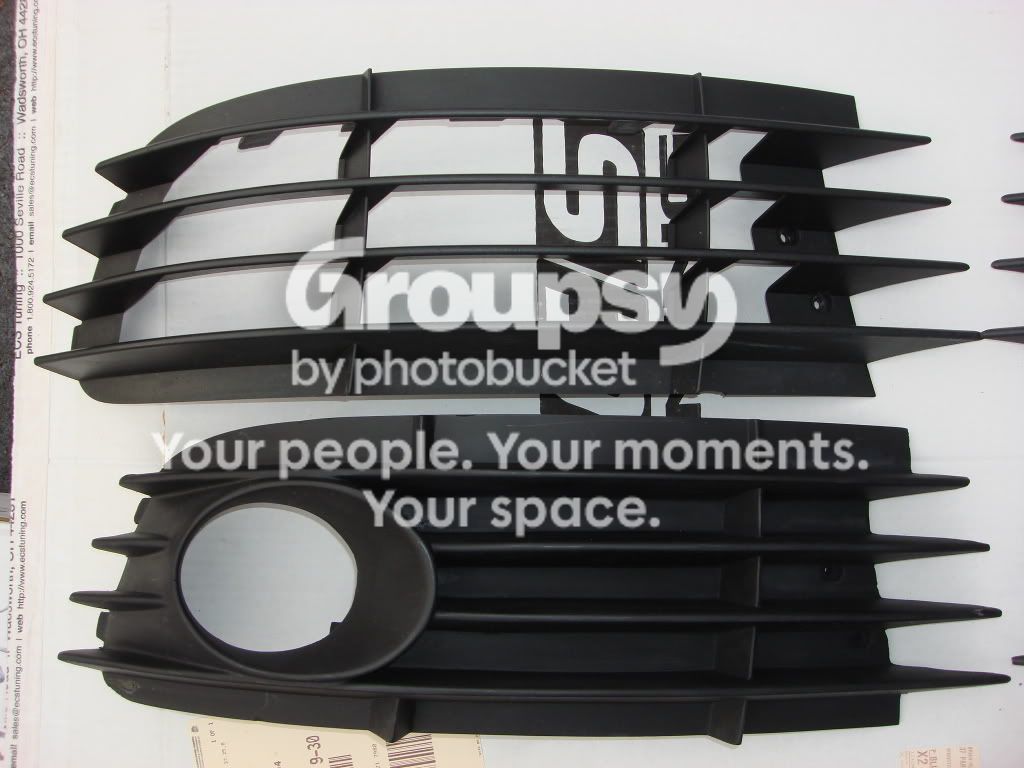 GRIDMOTORSPORT R32 front fog grilles review. | GOLFMKV.com - VW GTI ...